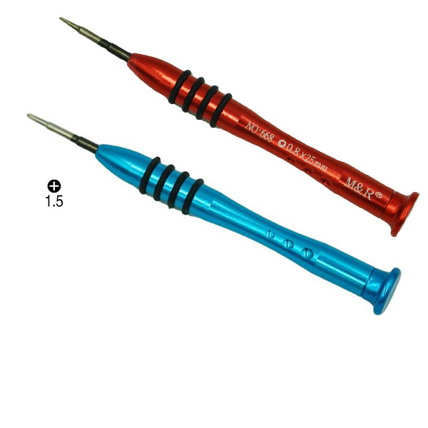 پیچ گوشتی ساعتی چهارسو فلزی سایز 1.5 چرخشی