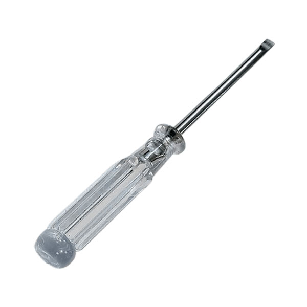 پیچ گوشتی دوسو تخت سفید 9 سانتی متر 75*3 میلیمتر