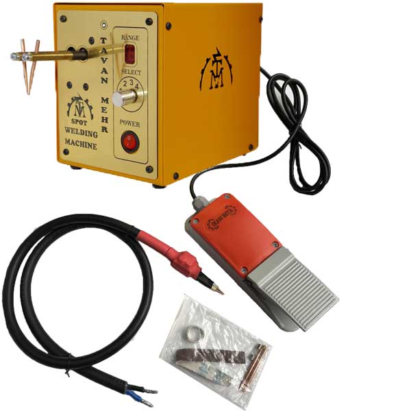 دستگاه نقطه جوش باتری پرتابل EV3400 با پدال و پراب جوش